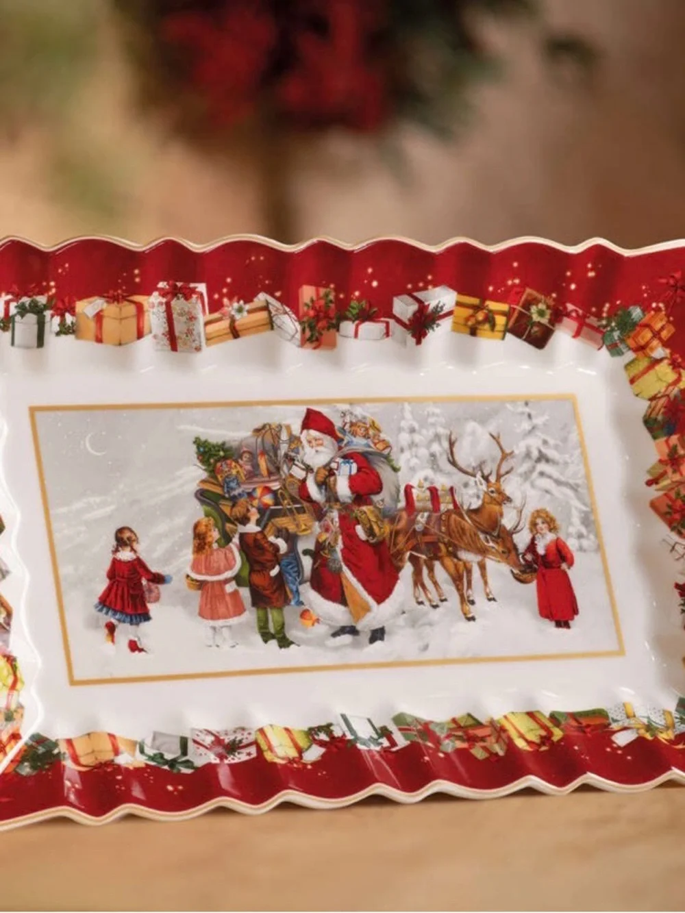 Villeroy & Boch Toy’s Fantasy Christmas Plate Rectangular Serving Platter